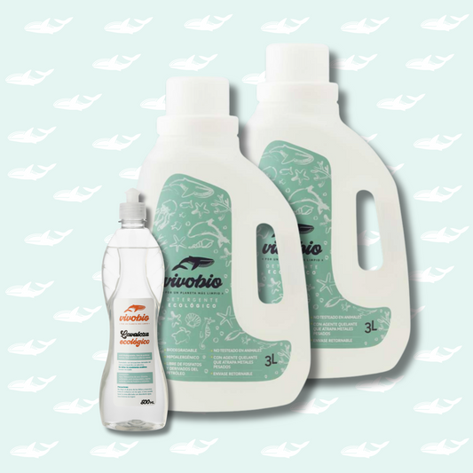 Detergente Vivobio 6 Lt + Lavaloza vivobio 500 ml