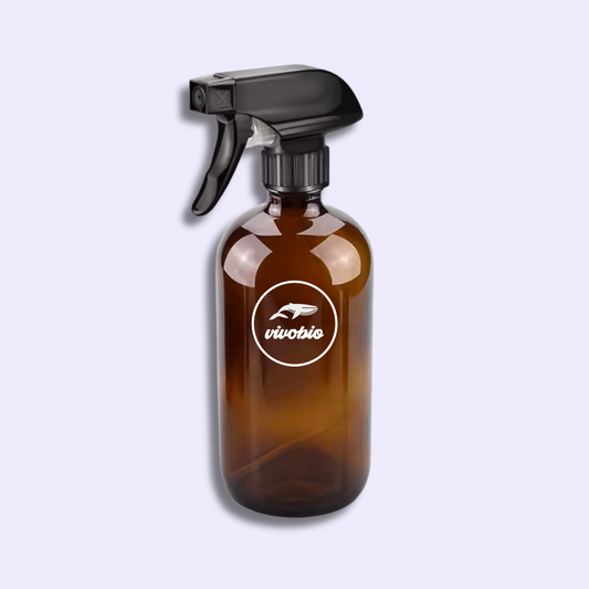 Botella de Vidrio con gatillo pulverizador 500 ml