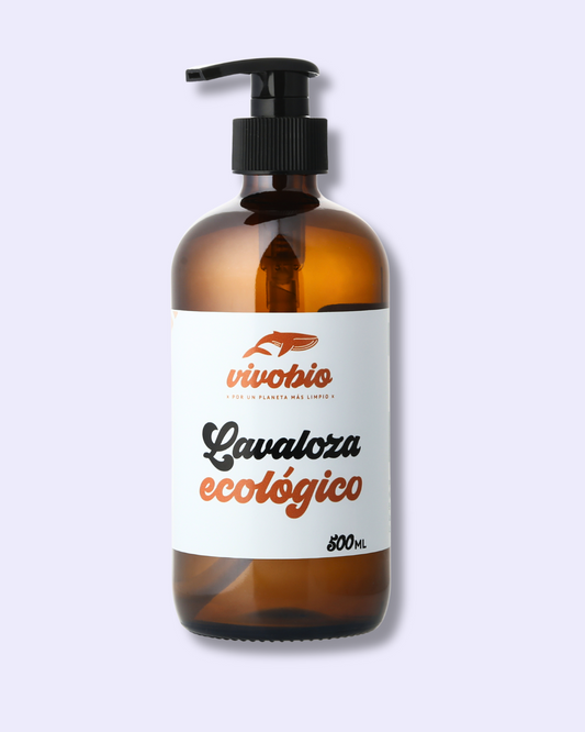 Lavaloza Ecológico Vivobio envase vidrio 500ml Mandarina