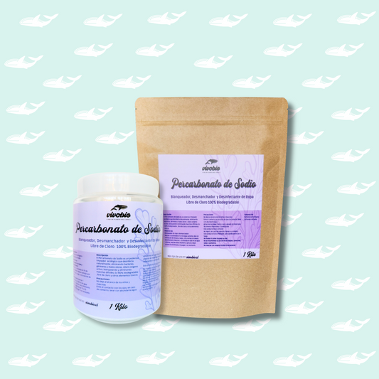 Bicarbonato de Sodio frasco 1 Kg + Recarga Bicarbonato de Sodio 1 Kg