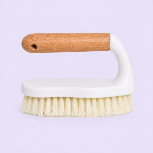 Escobilla de Limpieza Diseño Plancha con Mango Ergonómico de Madera