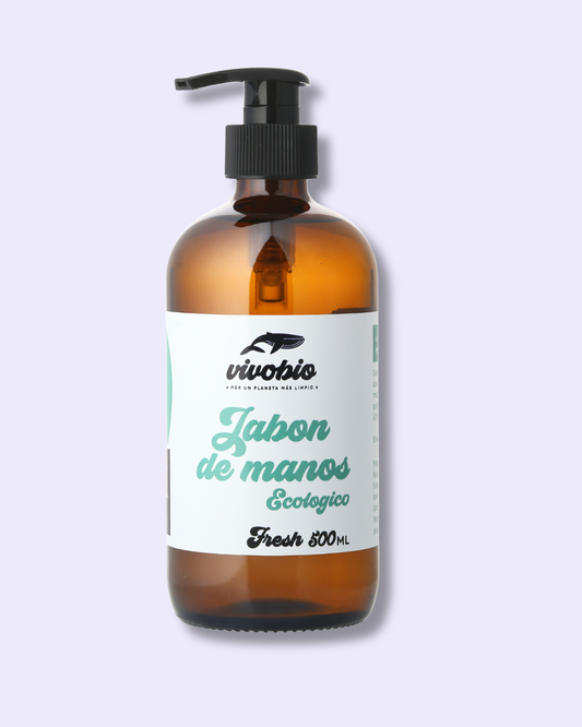 Jabón de Manos Vivobio Ecológico envase vidrio 500ml Fresh