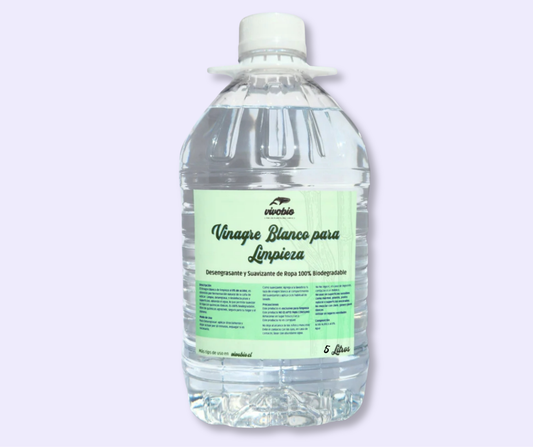 Vinagre Blanco de Limpieza al 8% de acidez 5 Lt